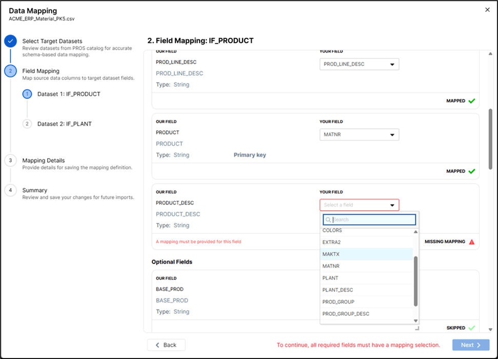 PROS Data Mapper, image