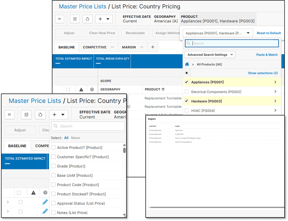 Master Price Lists, image