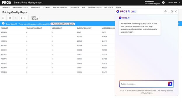 Pricing Agent Example
