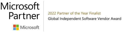 Finaliste du prix Microsoft Partner of the Year 2022 Microsoft Partner of the Year Finalist 2022