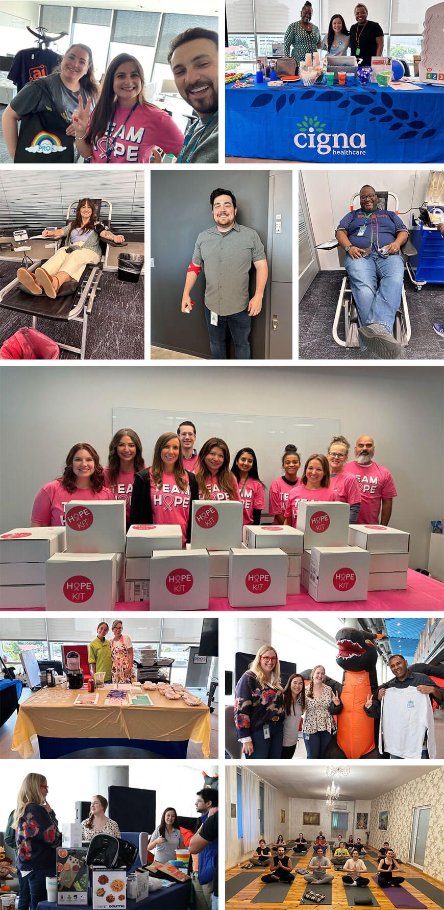 Cigna Award Collage