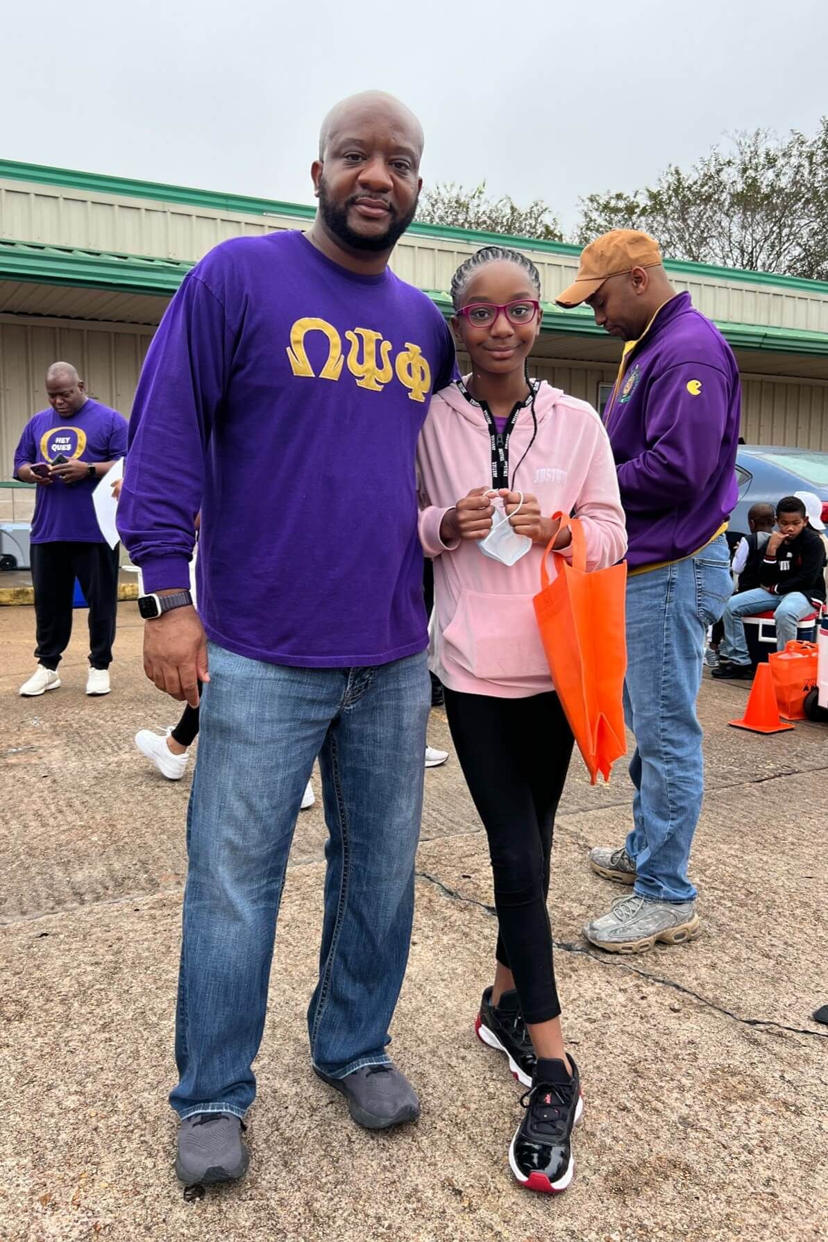 Dewayne and daughter