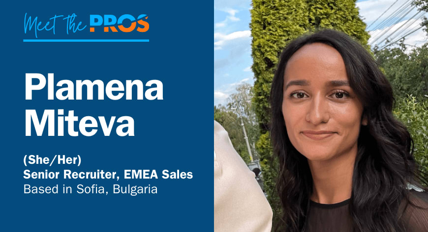 Meet the PROS: Plamena Miteva