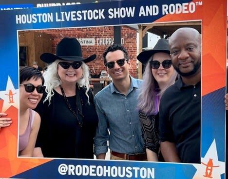 Team building at the Houston Rodeo
