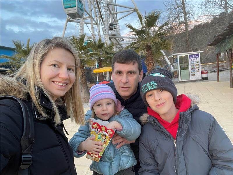 Vicky and family